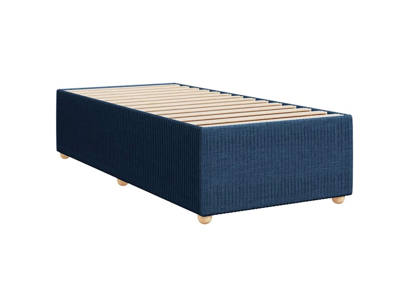  Lit simple- lit adulte -  cadre de lit sans matelas bleu 100x200 cm tissu  - Conforama B