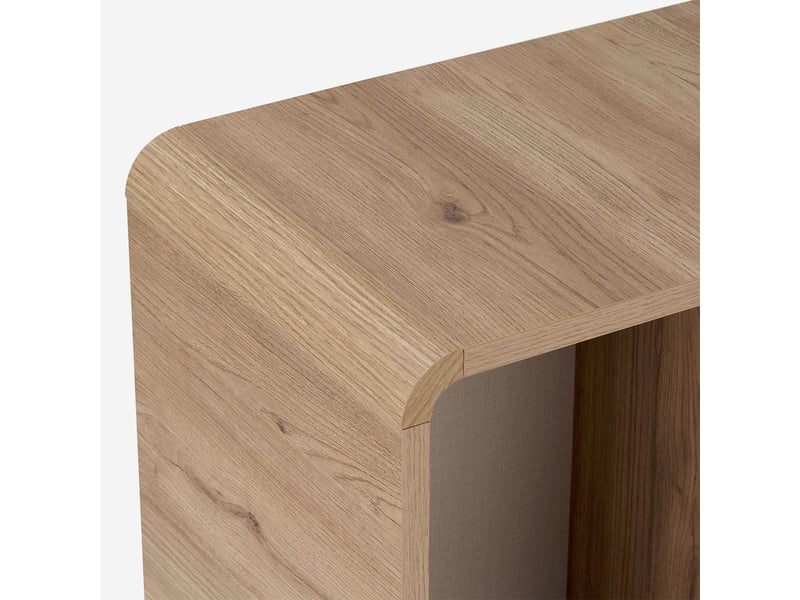  Buffet moderne gain de place avec portes et étagères torina - chêne  - Conforama E