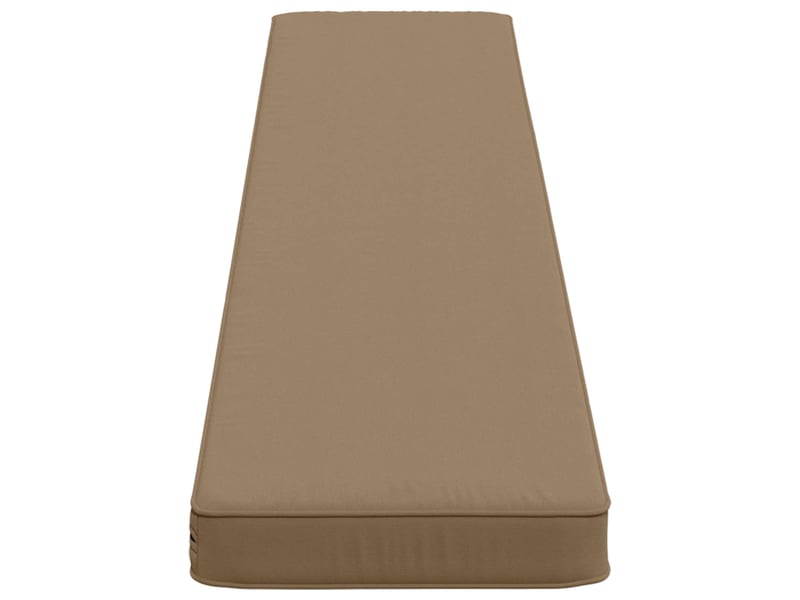 Coussin de banc, coussin d'assise, coussin pour chaisecanapé 1 pièce vught 100 % polyester taupe cf52297 - Conforama D