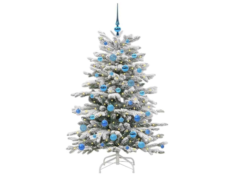  Sapin de noël - arbre de noël artificiel à branches articulées blanc 150 cm  - Conforama C