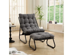 Fauteuil fixe  <strong></strong> Tissu gris
