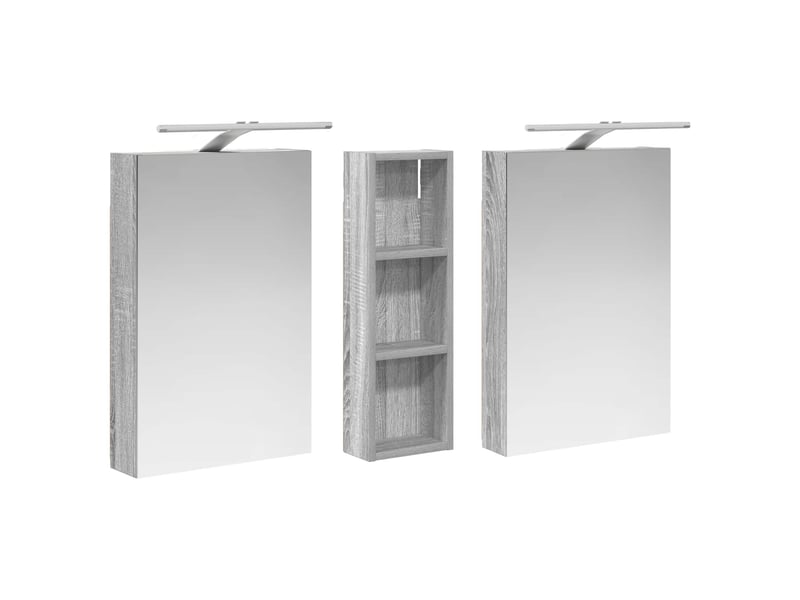  Ensemble de meubles de salle de bain 3 pcs 100x10.5x60.5 cm shl8134  - Conforama E