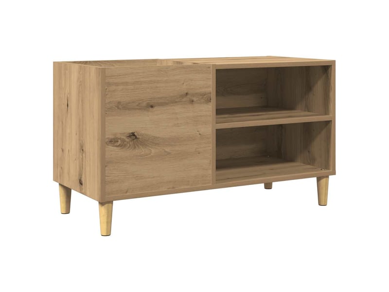  Armoire à disques chêne artisanal 84,5x38x48 cm bois ingénierie  - Conforama A