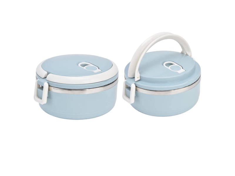  Boîte déjeuner isotherme inox 304 étanche 15cm - idéale bureau &amp; repas court - comfortxl  - Conforama D