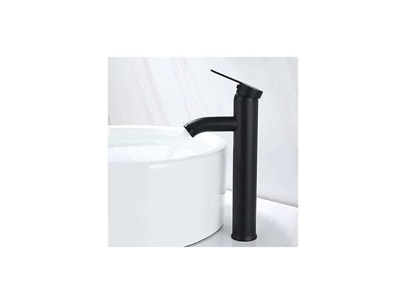  Robinet de salle de bain robinet de lavabo noir robinet de haute qualité robinet de salle de bain résistant à l'usure adapté au diamètre intérieur 32m QWE000816 - Conforama B