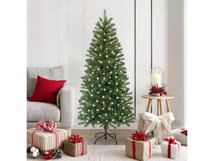 Sapin de noël - arbre de noël artificiel vert 150 cm pe et pvc