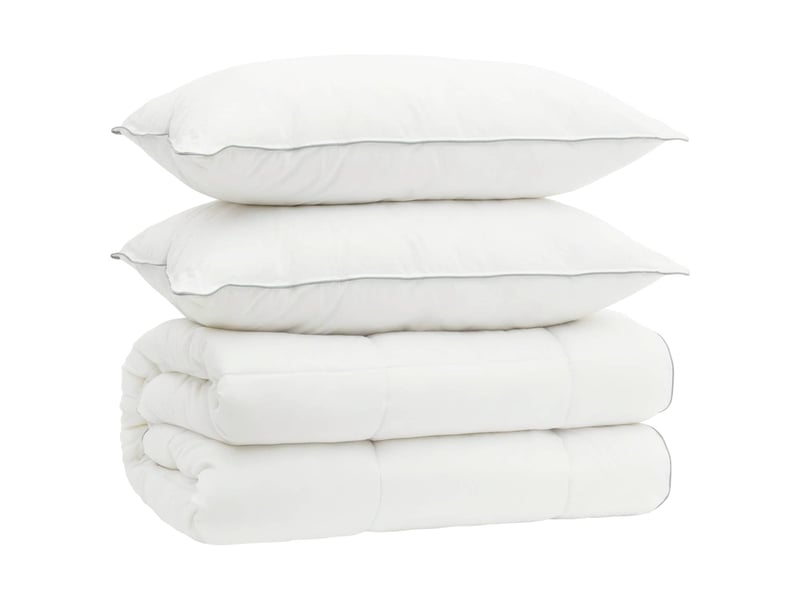  Ensemble de couette et d'oreiller 3 pcs - duvet 200x240 cm 4 saisons  - Conforama A