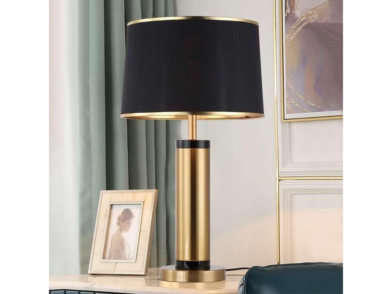  Lampe de table à douille e27 lampe de chevet créative (ampoule non fournie)  - Conforama E