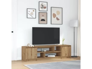 Meuble tv coloris marron 188.5 cm <strong></strong>  <strong></strong>