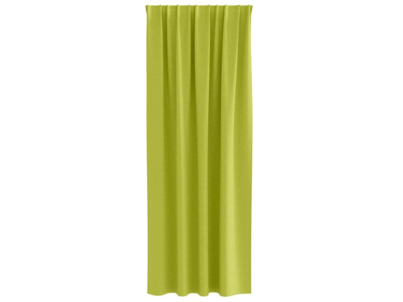  Lot de 2 rideaux occultants, rideaux black-out avec anneaux vert 260 x 140 cm cf44819  - Conforama D