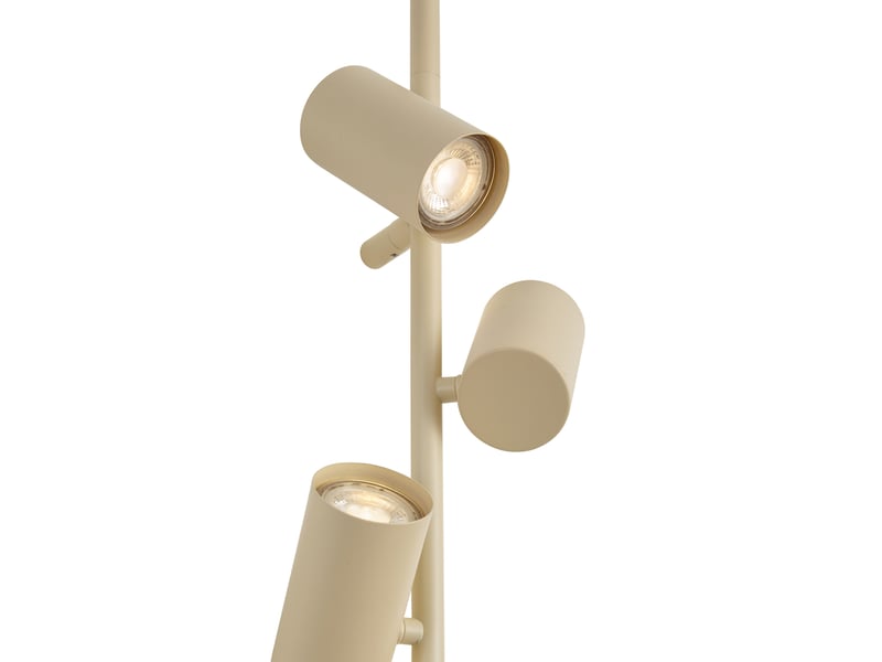  Applique murale moderne beige 3 lumières - jeana luxe  - Conforama B