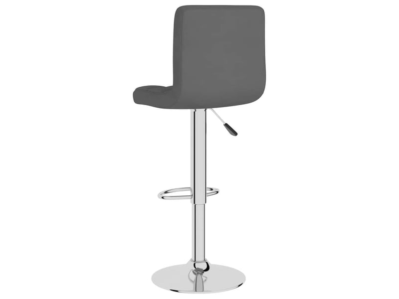  Tabouret de bar, chaise de bar gris foncé tissu  - Conforama E