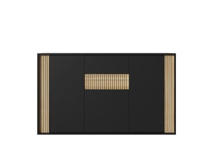 Buffet 3 porte(s)  1 tiroir(s) PANGIVO N657P45706162S - 140 cm coloris bicolore 