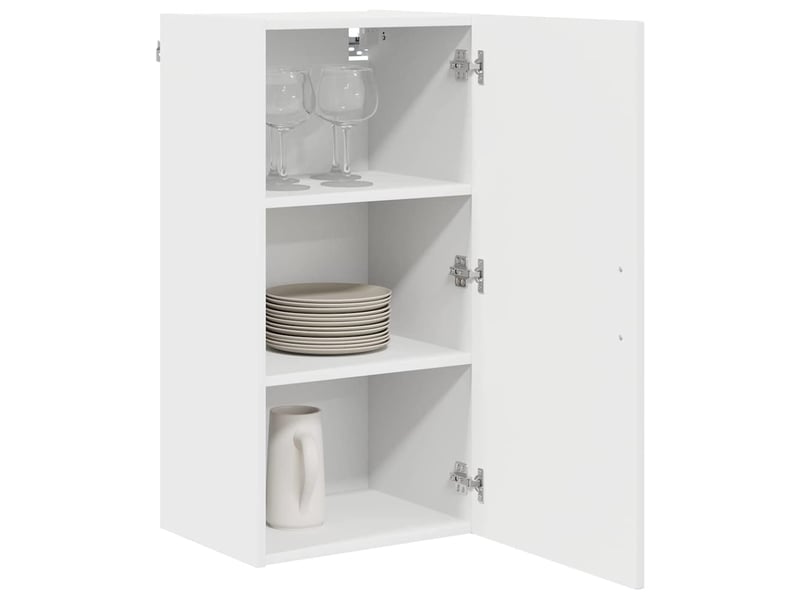  Meuble mural de cuisine | armoire de cuisine blanc brillant 40x31x80cm shl4030  - Conforama C