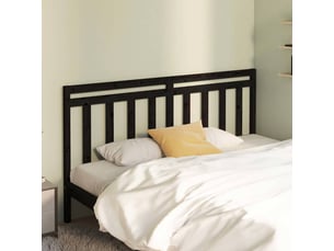 Tete de lit A poser largeur 186 cm   noir