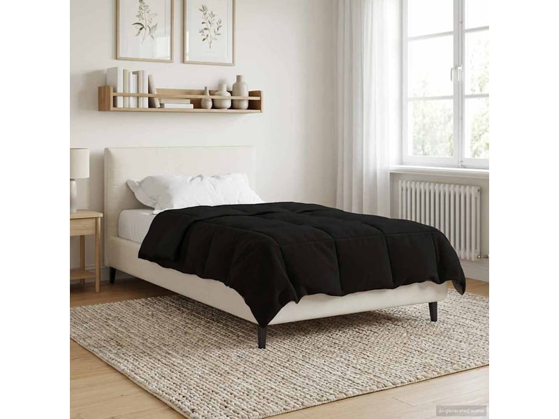  Duvet - couette complet toute l'année 140 x 200 cm 4 saisons noir  - Conforama D
