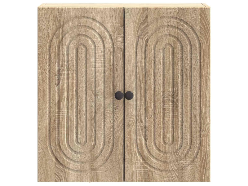  Armoire murale salon chêne sonoma 59x31x60cm bois d'ingénierie shl4522  - Conforama D