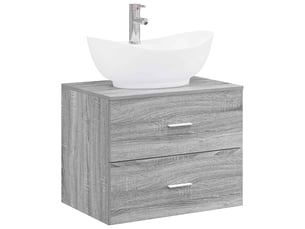 Ensemble de mobilier de salle de bain sonoma gris cf64710