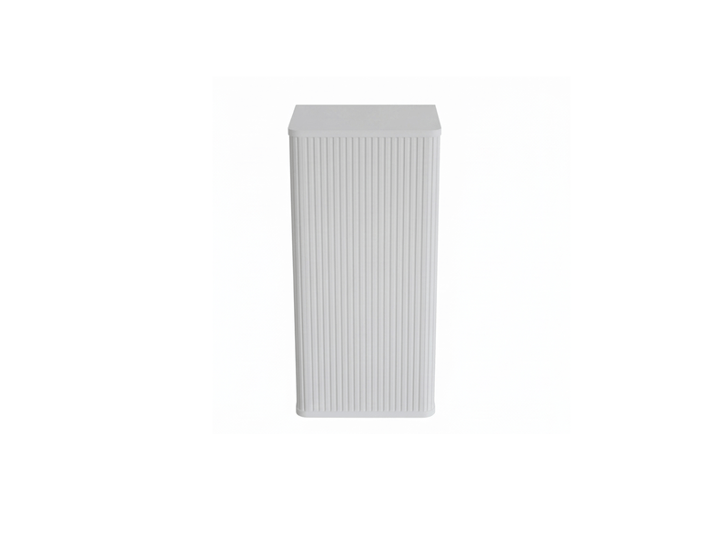  Meuble de rangement mural 36x29x75 cm à porte push-to-open mdf blanc  - Conforama D