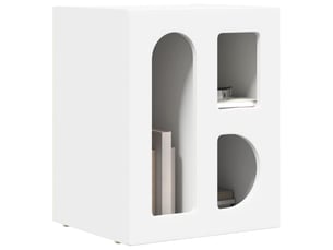 Table de chevet - cabinet de chevet - table de nuit elst blanc 40 x 35 x 50 cm bois d'ingénierie