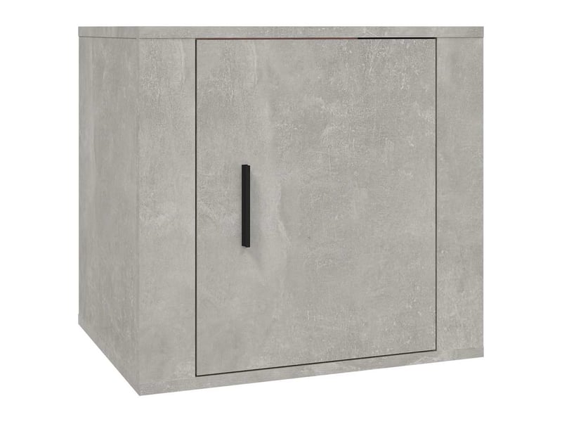  Table de chevet chanmbre, table d'appoint gris béton 50x39x47 cm  - Conforama A