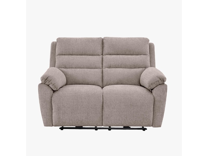  Canapé 2 places relax électrique en tissu taupe  - Conforama A
