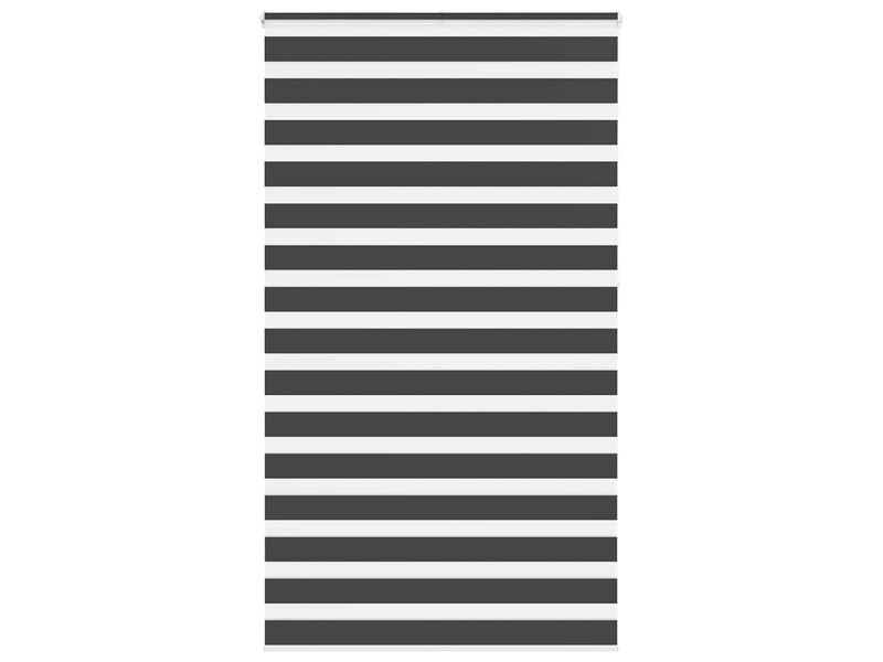  Store zèbre, store de fenêtre noir 130x230 cm largeur du tissu 125,9 cm polyester cf48876  - Conforama B
