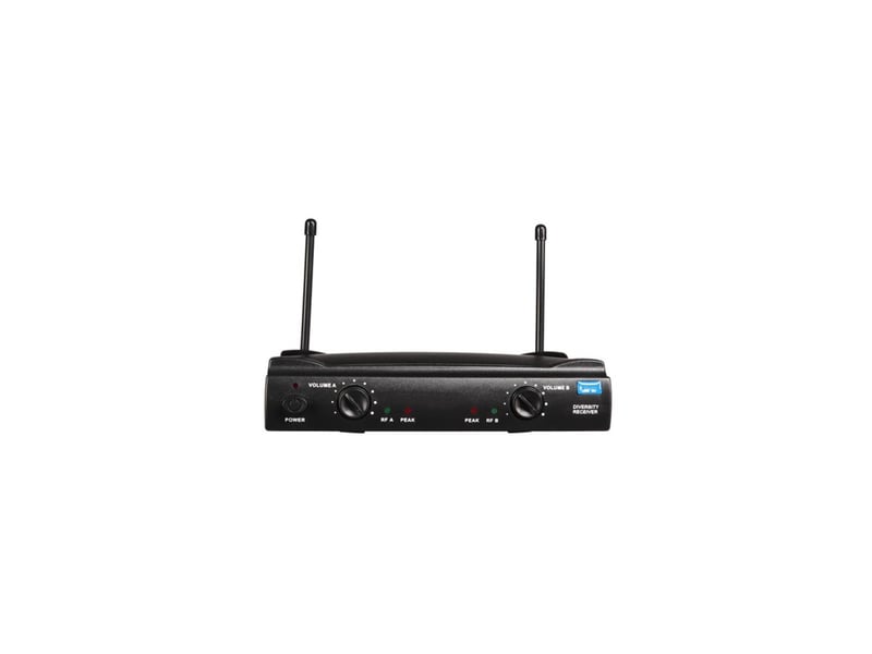 Hq power hqmc10012 microphone uhf sans fil 2 canaux 2 microphones 863.05 mhz + 854.00 mhz - Conforama B