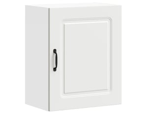 Meuble de rangement, armoire murale de cuisine kalmar blanc bois d'ingénierie