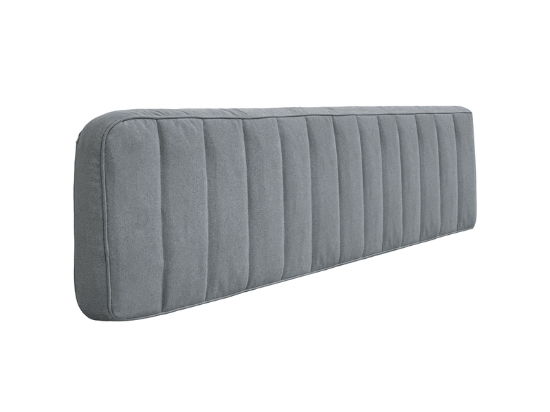  Tête de lit vercart skm 180 cm grey, polyester, épaisseur 100 mm  - Conforama A