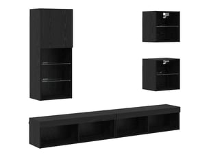 Meuble tv coloris noir 100 cm <strong></strong>  <strong></strong>