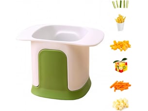 Decoupe legumes manuel multifonction, découpe frite, coupe legumes en dés ou en julienne, hachoir manuel gain de temps