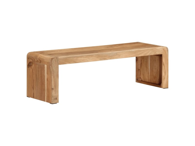  Meuble tv | support télé 110x33x33 cm bois d'acacia massif  - Conforama A