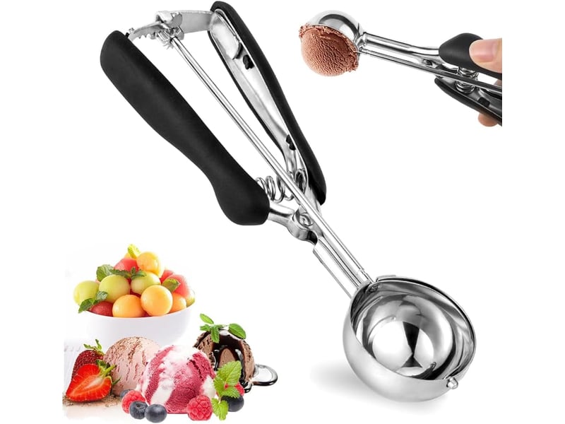  Cuillere a glace, 5 cm cuillere glace boule, matériau en acier inoxydable 304, pour la crème glacée, les boules de melon, les boulettes de viande, l  - Conforama A