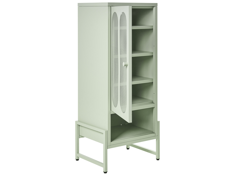  Commode soletta métal vert menthe  - Conforama D