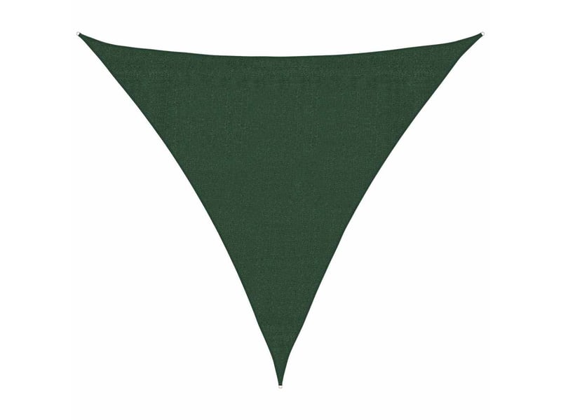  Voile d'ombrage - voile d'ombre - voile parasol 160 gm² vert foncé 3x3x3 m pehd  - Conforama A