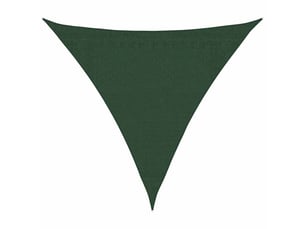 Voile d'ombrage - voile d'ombre - voile parasol 160 gm² vert foncé 3x3x3 m pehd