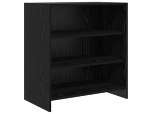 Buffet - bahut - meuble de rangement noir 70 x 41 x 75 cm bois d'ingénierie