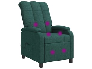 Fauteuil relax manuel VIDAXL  Tissu vert