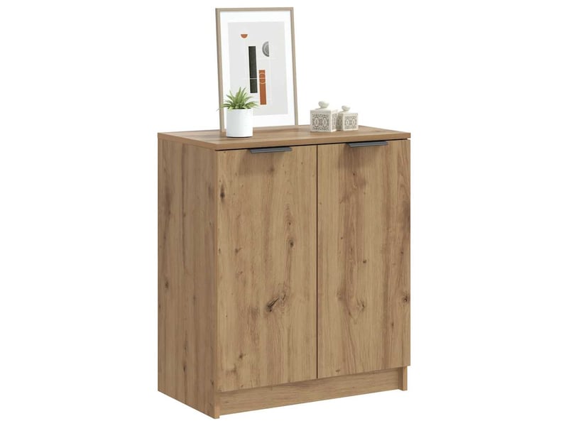  Meuble à chaussure | armoire à chaussures chêne artisanal bois d'ingénierie shl3116  - Conforama C