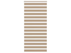 Store zèbre, store de fenêtre marron sable largeur du tissu 100,9 cm polyester cf48747