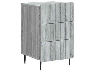Table de chevet - cabinet de chevet - table de nuit sonoma gris 43 x 41 x 68 cm bois d'ingénierie