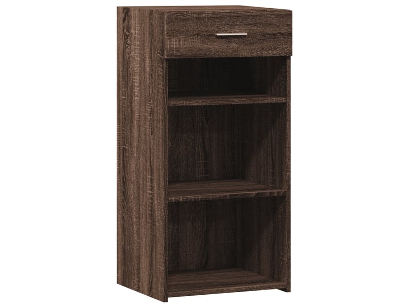  Buffet - bahut - meuble de rangement chêne marron 45x42,5x93 cm bois d'ingénierie  - Conforama A