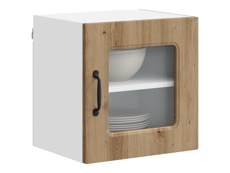 Meuble mural de cuisine | armoire de cuisine 2 pcs chêne artisanal shl8160 - Conforama C