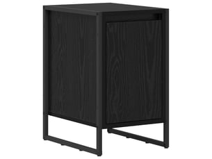 Table de chevet - cabinet de chevet - table de nuit chêne noir 39,5 x 30 x 50 cm bois d'ingénierie
