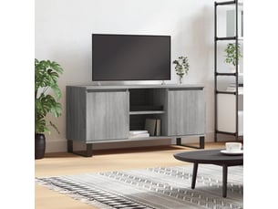 Meuble tv coloris gris 104 cm <strong></strong>  <strong></strong>