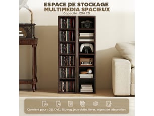 Etagère 21 cm coloris marron