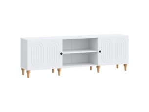Meuble tv coloris blanc 150 cm <strong></strong>  <strong></strong>