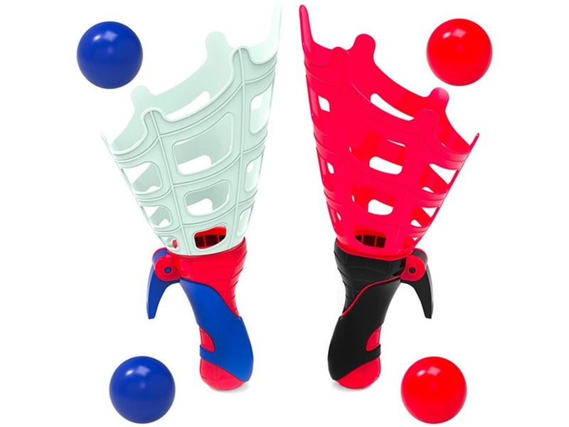  Jeu de balle clip-clap spidey 2 lanceurs avec 4 balles SP330490 - Conforama A