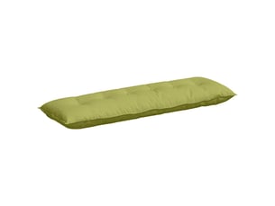 Coussin de dos, coussin de dossier vert clair 160 x 19 x 50 cm tissu cf55048